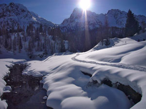 LA CLASSICA SALITA INVERNALE DELLE OROBIE …. IL RIFUGIO CALVI ! (11 gennaio 09) - FOTOGALLERY